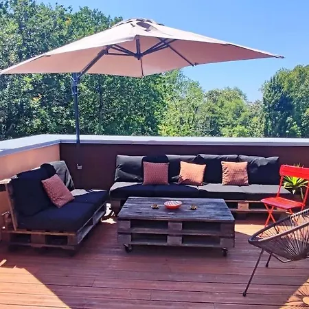 Design Roof Vue Panoramique Sur La Foret 巴约讷